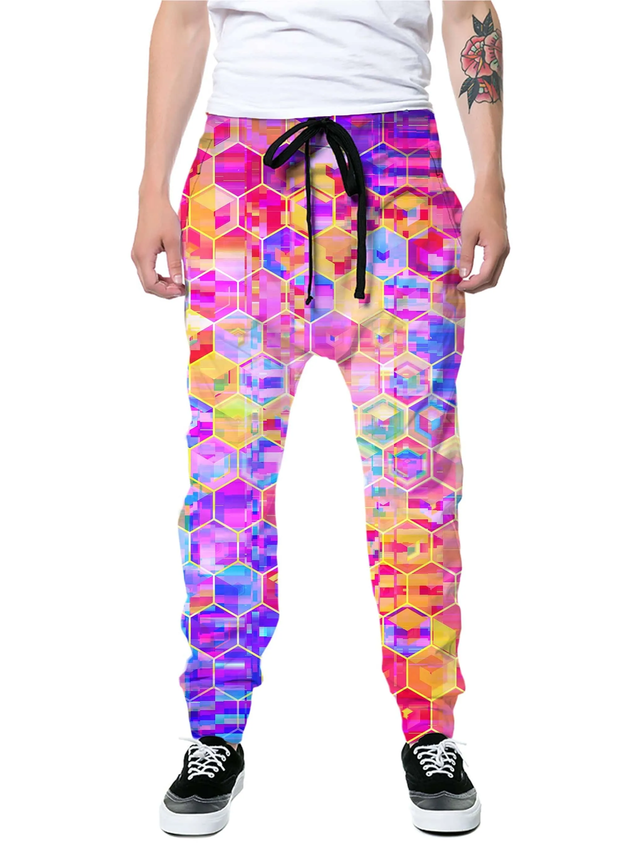 Spectral Cubes Zip-Up Hoodie and Joggers Combo sold by iEDM product image thumbnail 3
