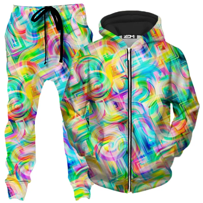 Tropical Nectar Zip-Up Hoodie and Joggers Combo sold by iEDM