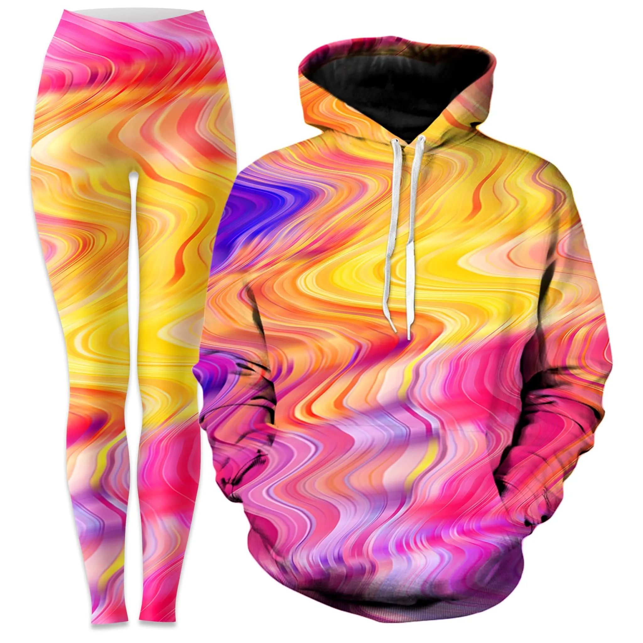 Psychedelic Aftershock Hoodie and Leggings Combo sold by iEDM