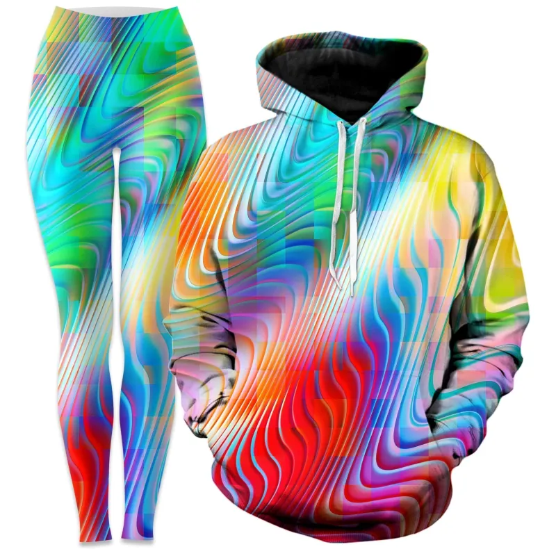 Rainbow Prism Hoodie and Leggings Combo sold by iEDM