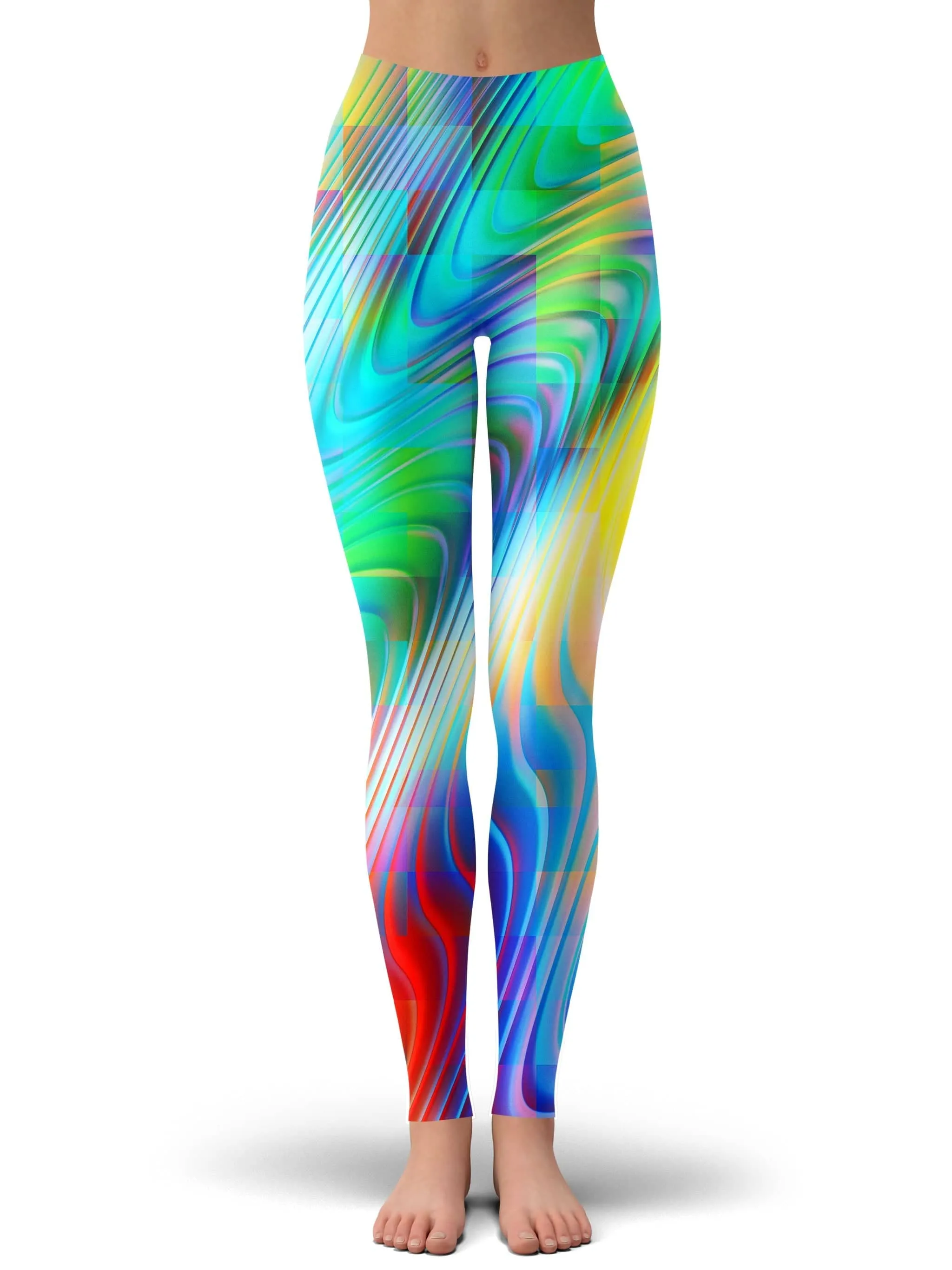 Rainbow Prism Zip-Up Hoodie and Leggings Combo sold by iEDM product image thumbnail 3