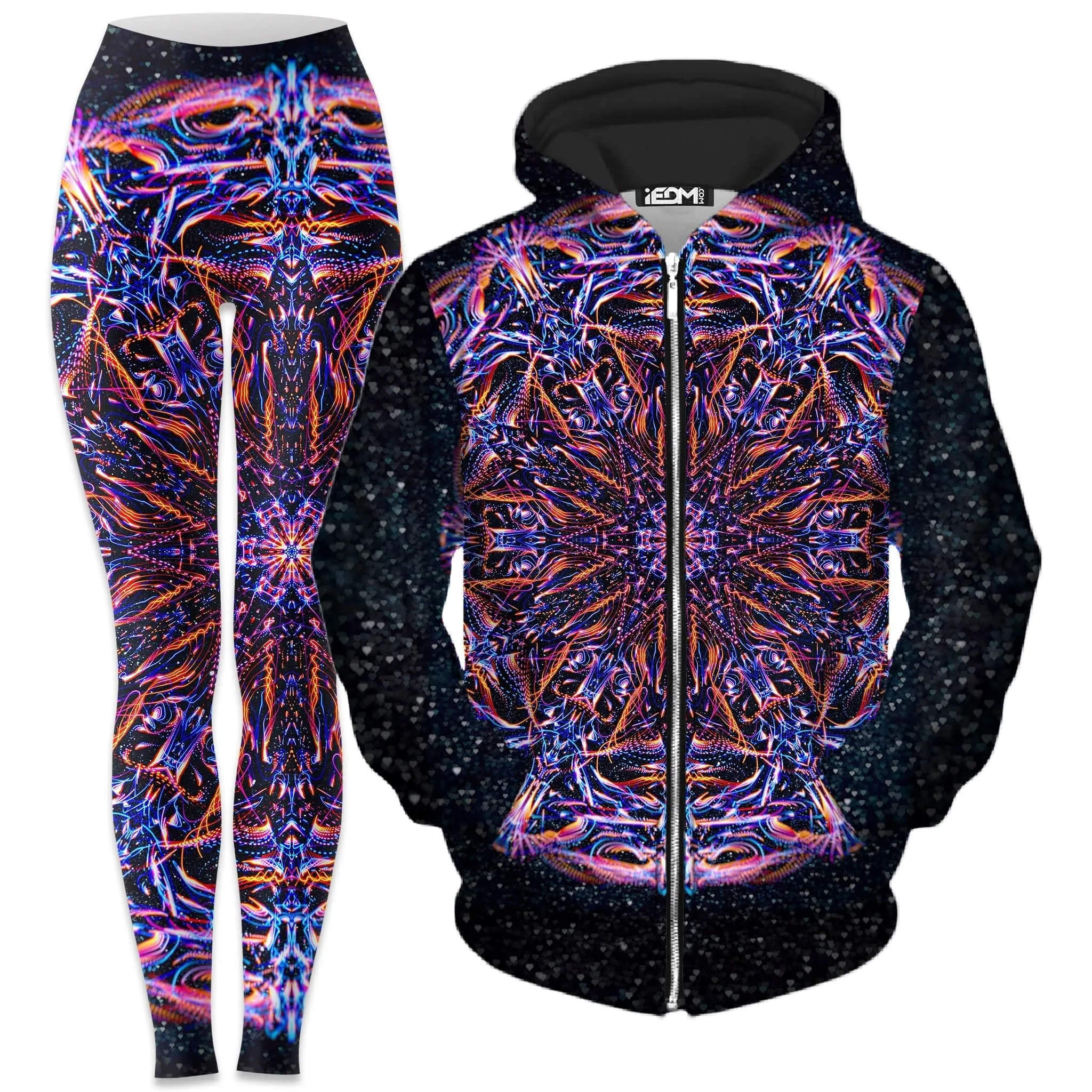 Stargate Prism Zip-Up Hoodie and Leggings Combo sold by iEDM