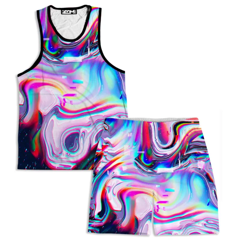 Simulation Break Men's Tank and Shorts Combo sold by iEDM