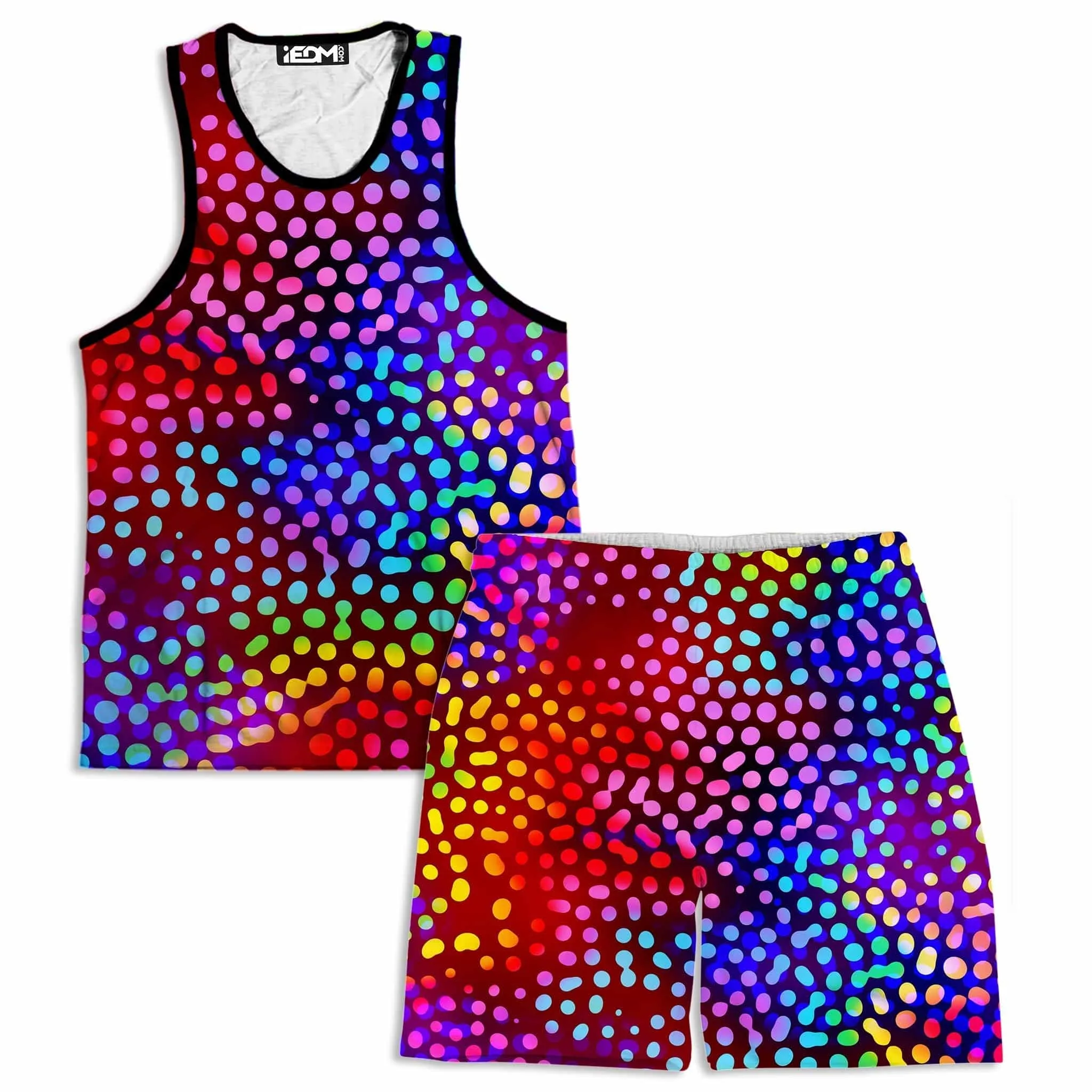 Solar Dots Men's Tank and Shorts Combo sold by iEDM