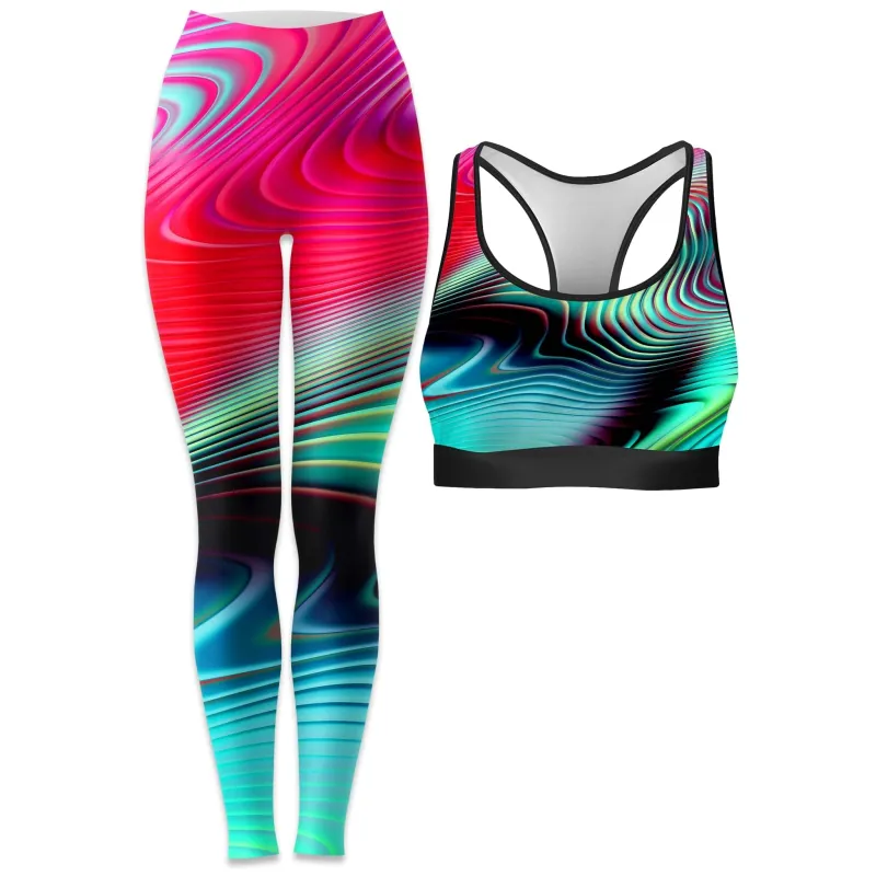 Psy Sand Hills Rave Bra and Leggings Combo sold by iEDM
