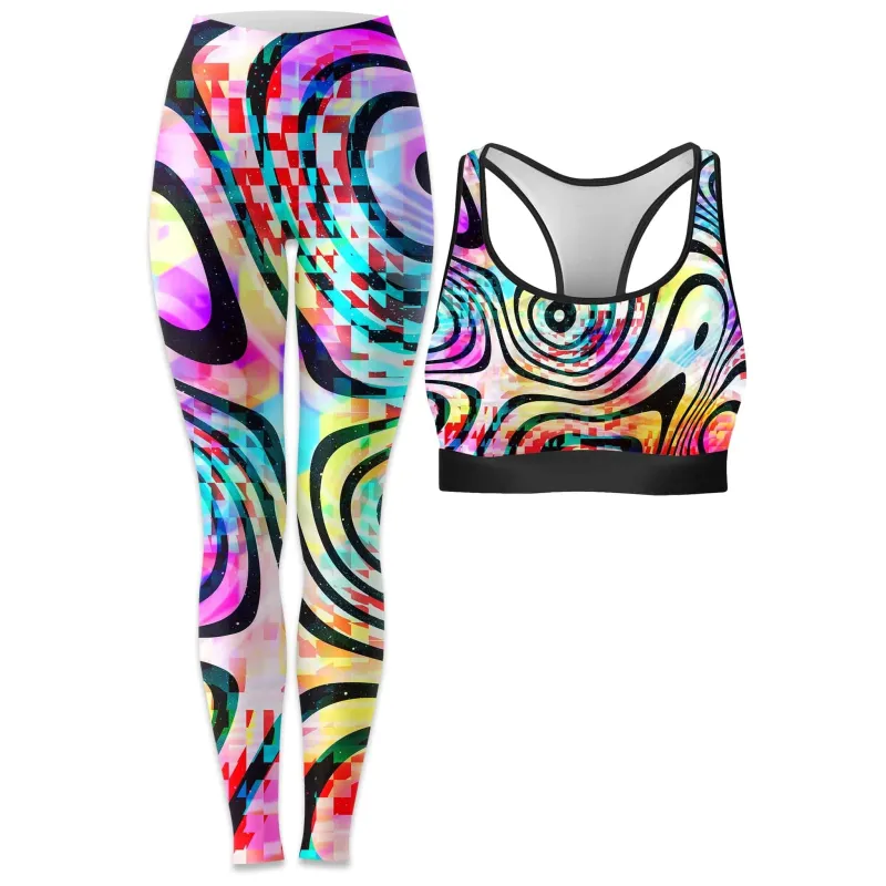 Psytrance Rave Bra and Leggings Combo sold by iEDM