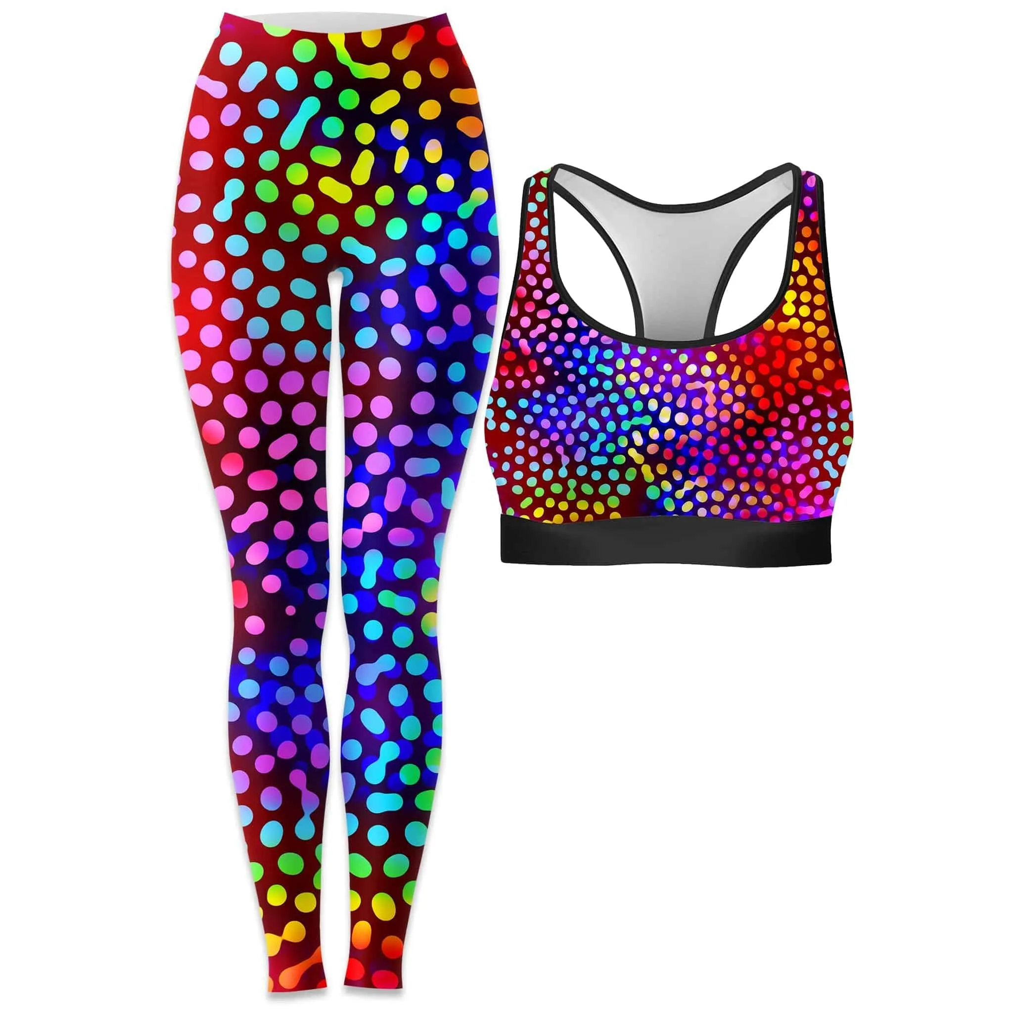 Solar Dots Rave Bra and Leggings Combo sold by iEDM