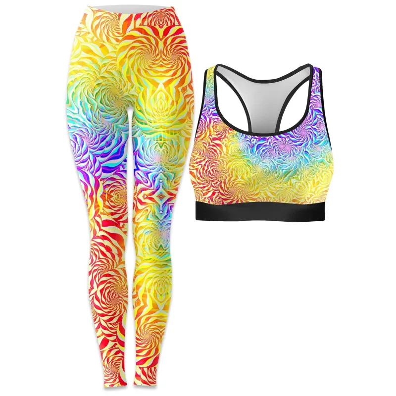 Sunrays Rave Bra and Leggings Combo sold by iEDM