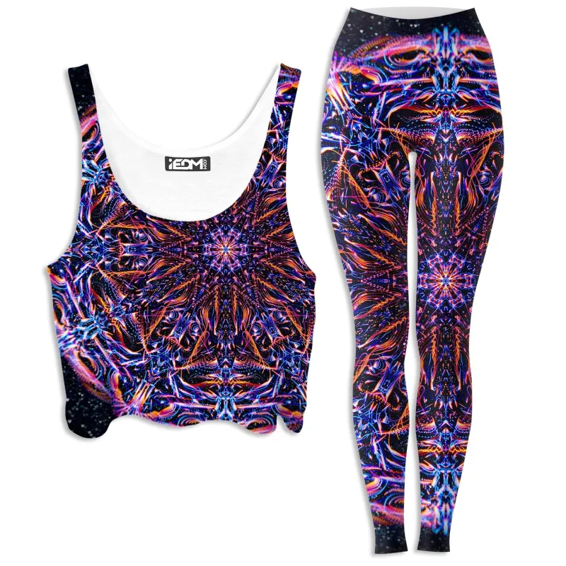 Stargate Prism Crop Top and Leggings Combo sold by iEDM