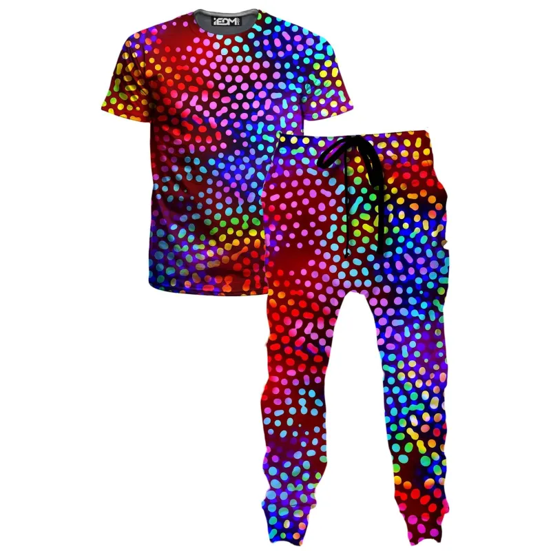Solar Dots T-Shirt and Joggers Combo made by iEDM