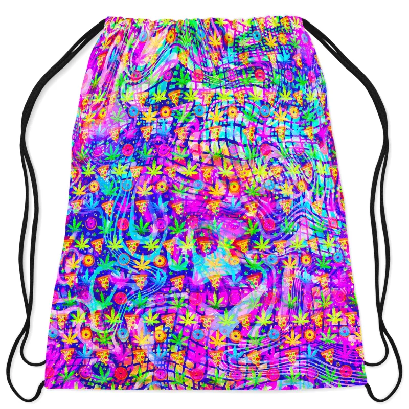 Dreamin Of Munchies Drawstring Bag sold by iEDM