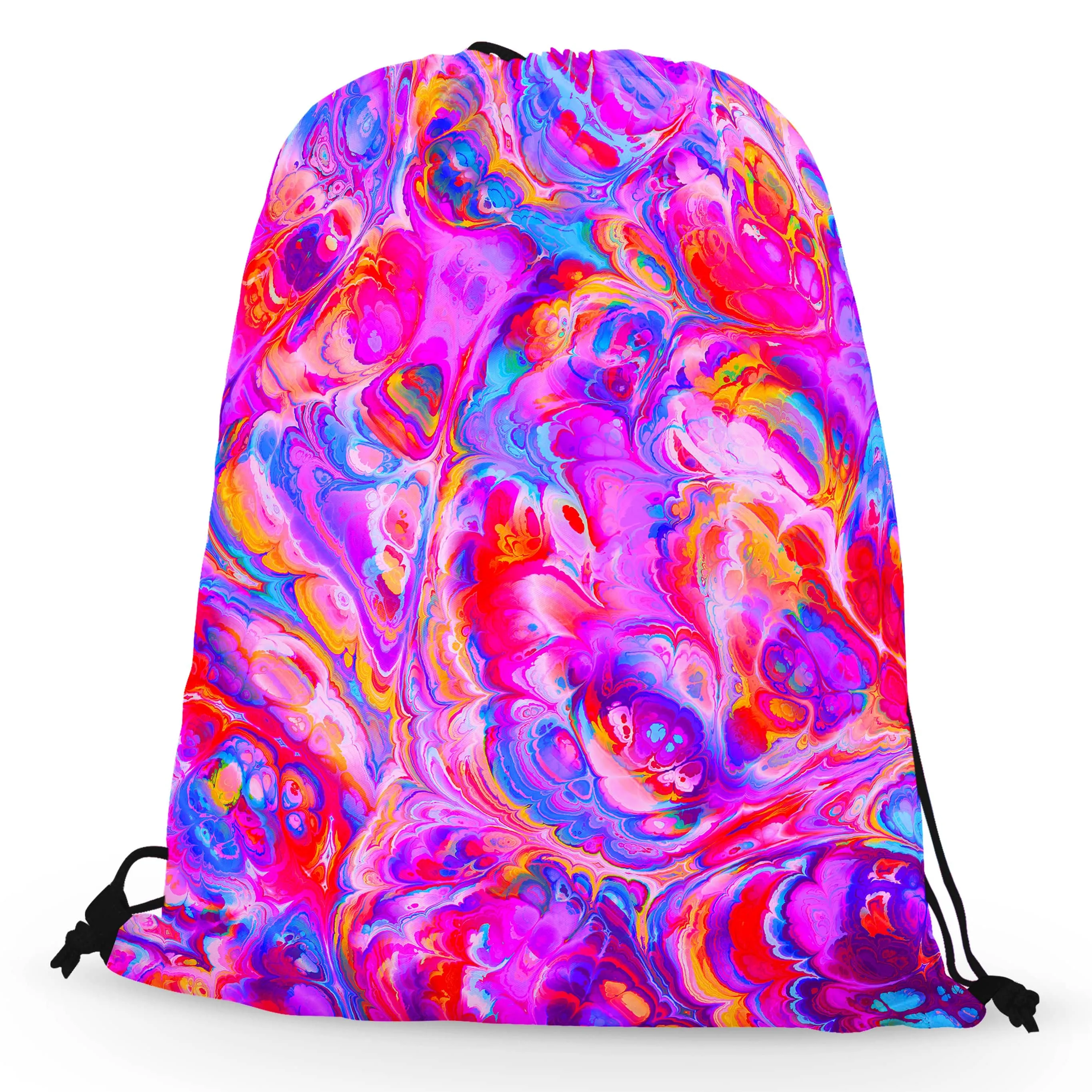 Plasma Flow Drawstring Bag sold by iEDM product image thumbnail 2