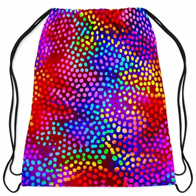 Solar Dots Drawstring Bag sold by iEDM