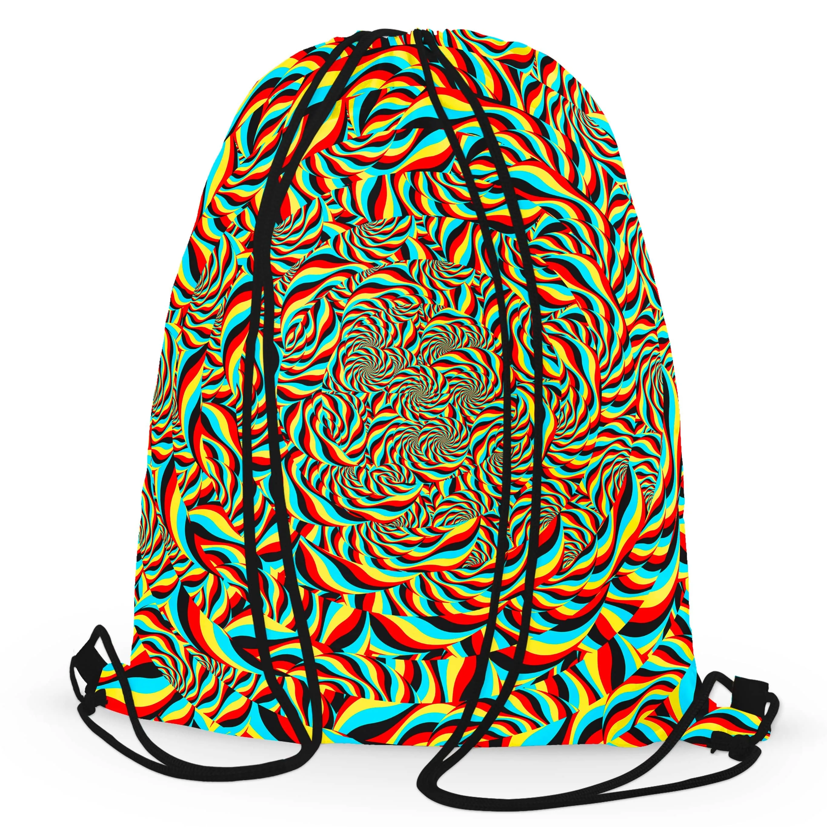 Trippy Swirl Drawstring Bag sold by iEDM product image thumbnail 3