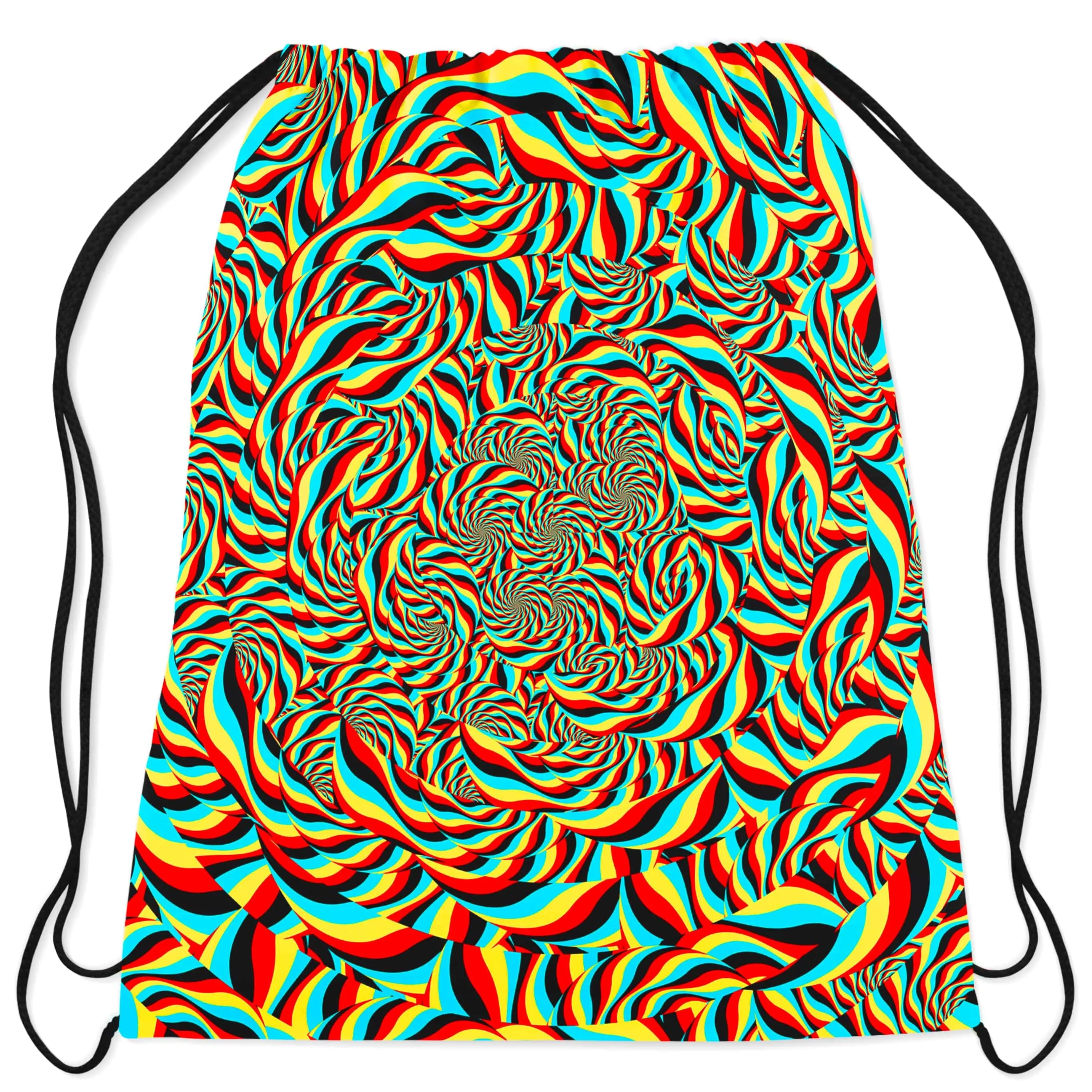 Trippy Swirl Drawstring Bag sold by iEDM