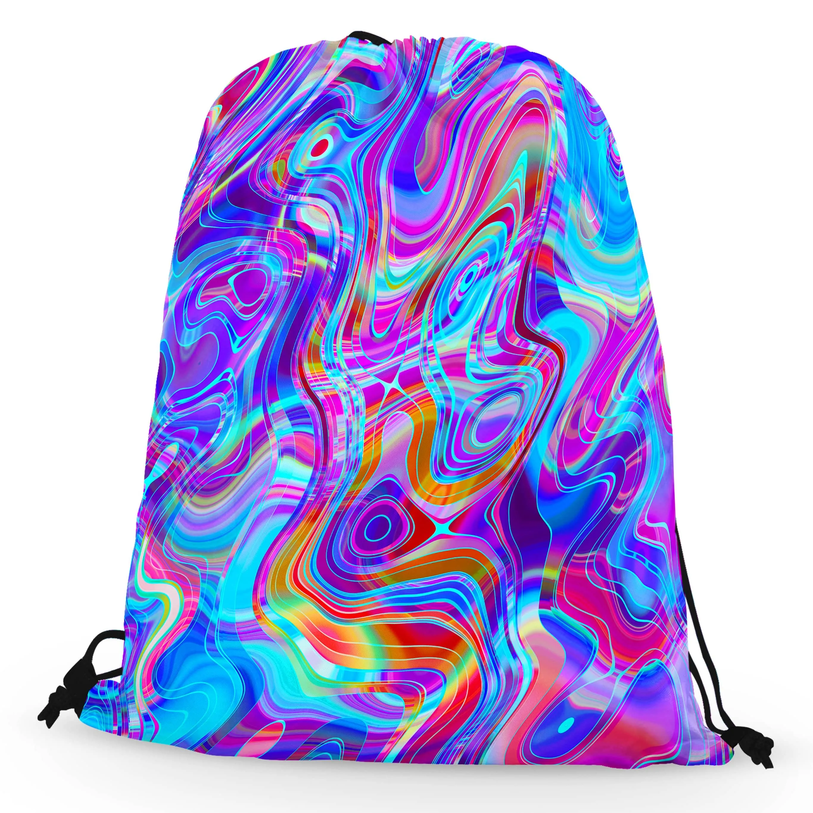 Aqua Realm Drawstring Bag sold by iEDM product image thumbnail 2