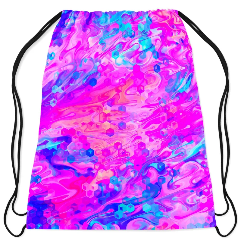 Cotton Candy Wash Drawstring Bag sold by iEDM