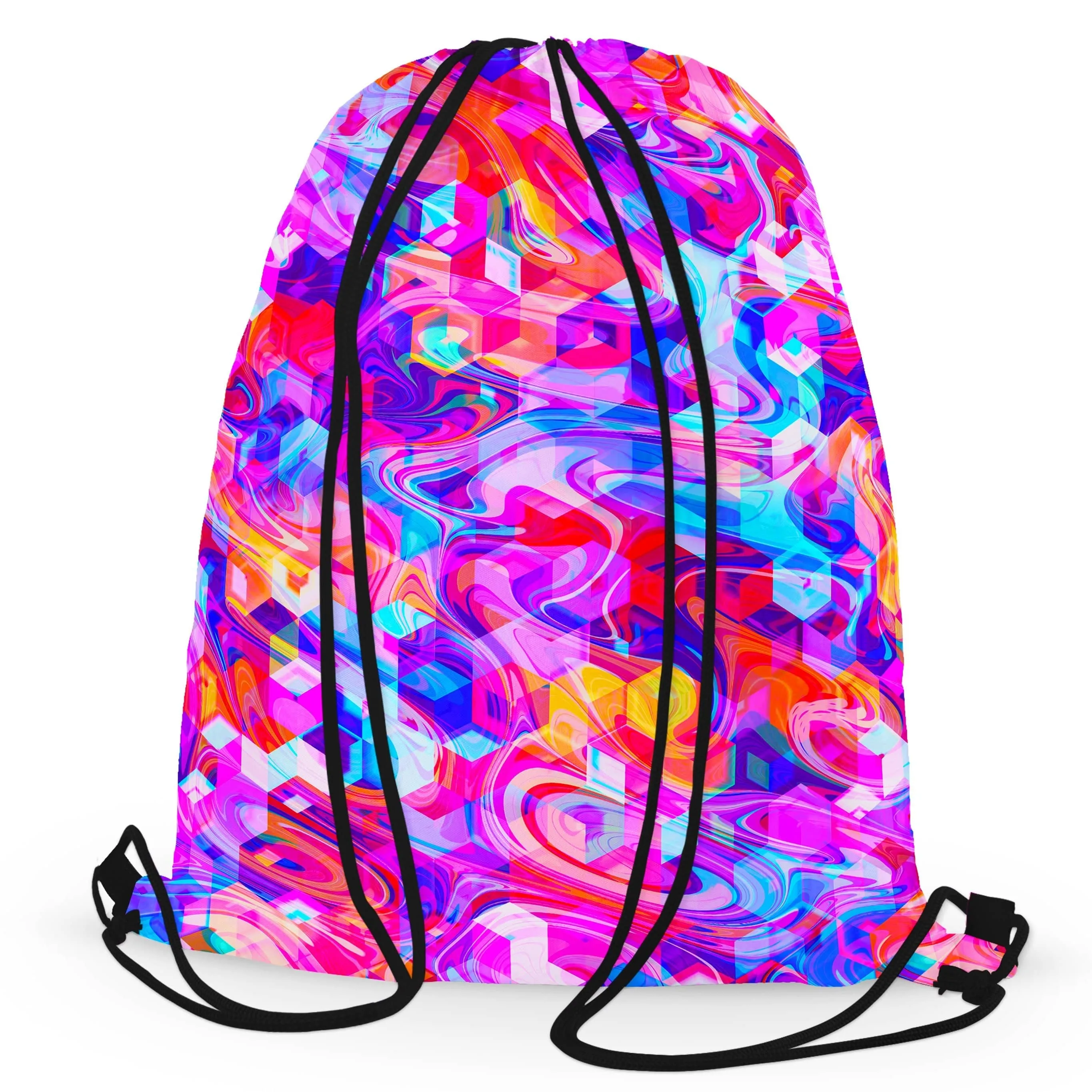 Cubic Drop Drawstring Bag sold by iEDM product image thumbnail 3