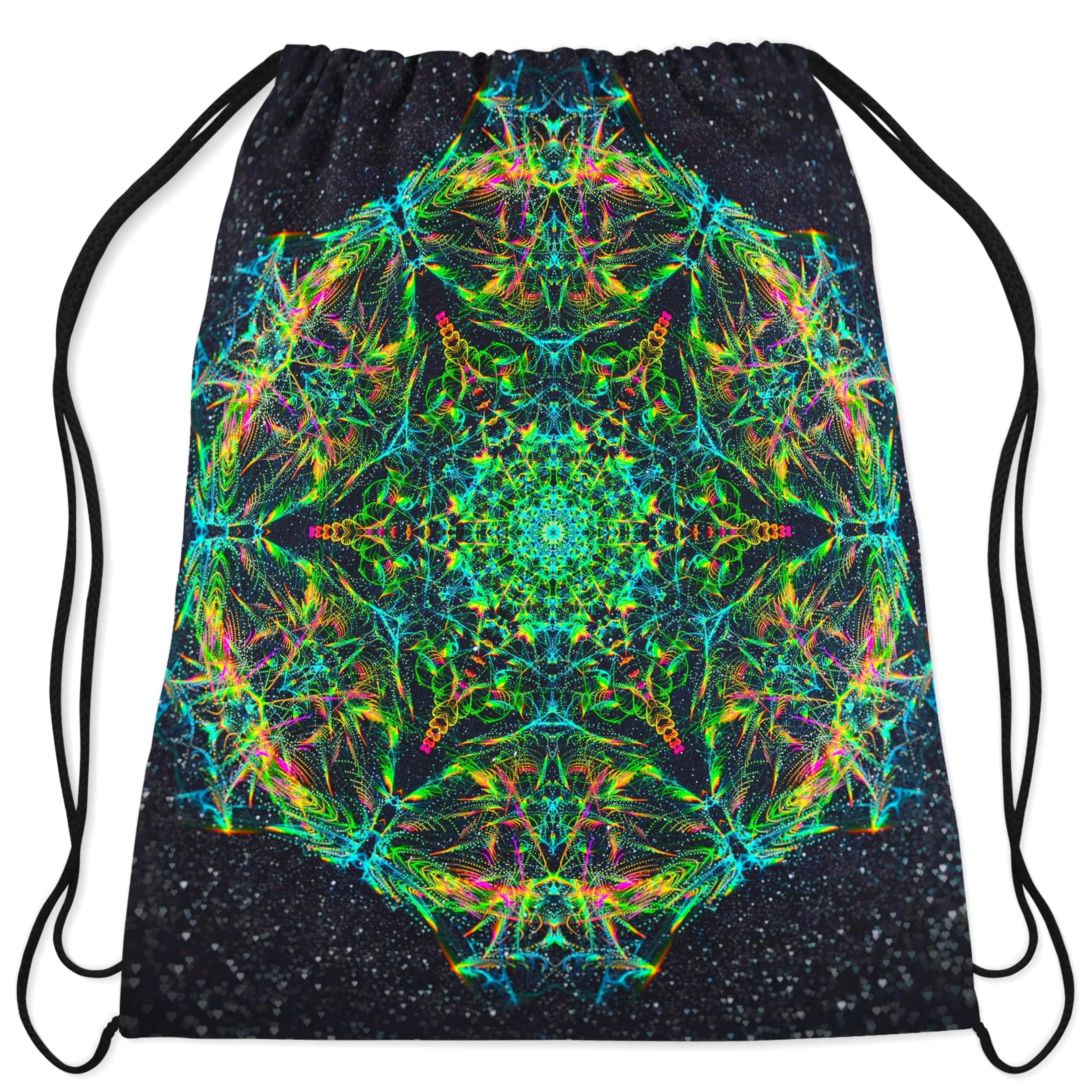 Green Prism Drawstring Bag sold by iEDM