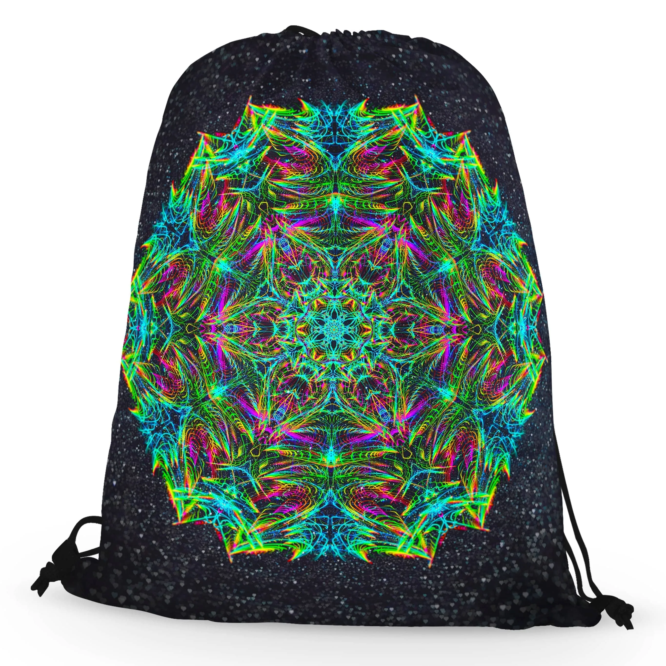 Green Warp Drawstring Bag sold by iEDM product image thumbnail 2