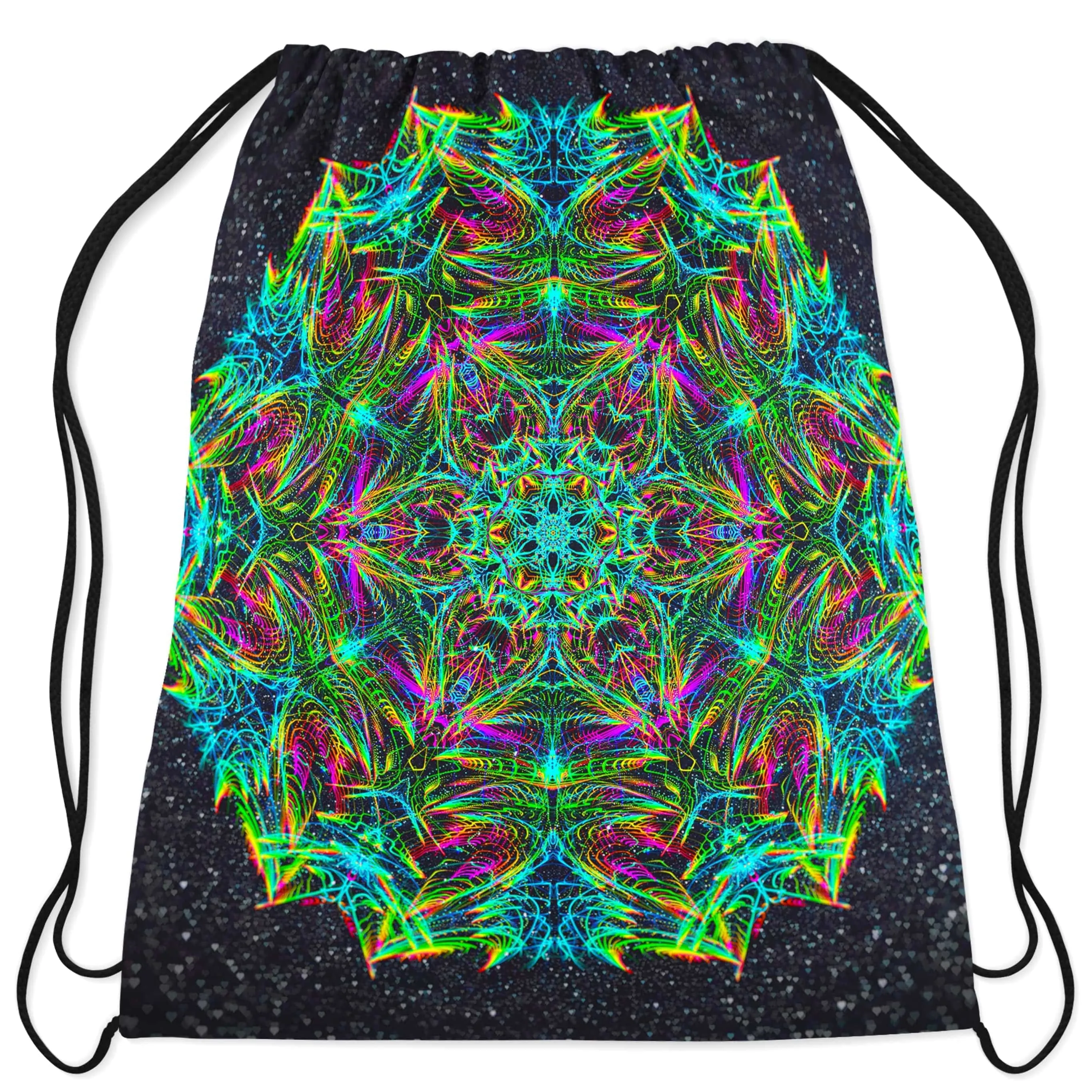 Green Warp Drawstring Bag sold by iEDM