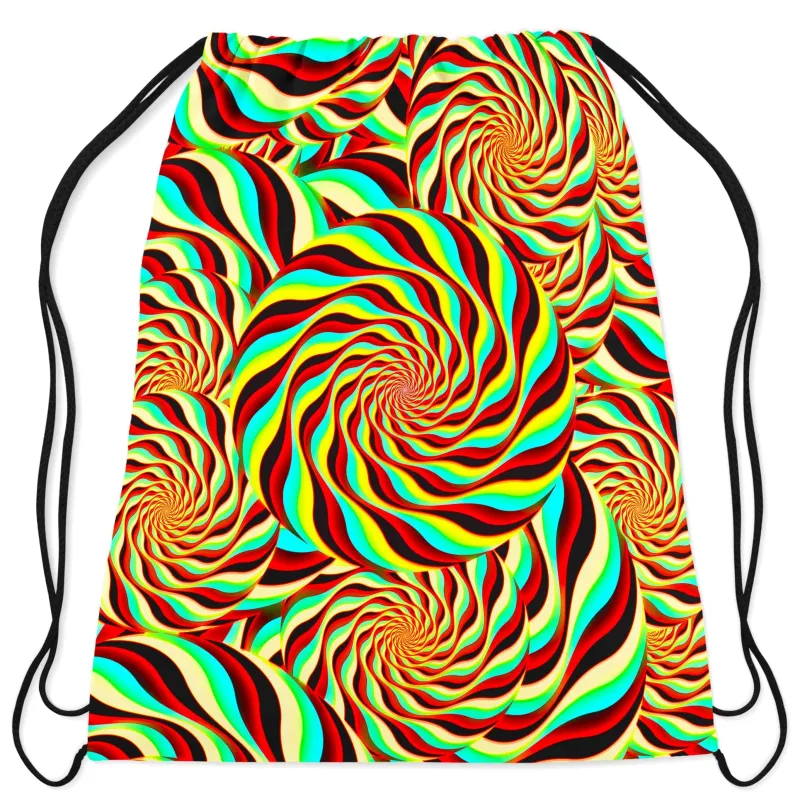 Pineal Swirl Drawstring Bag sold by iEDM