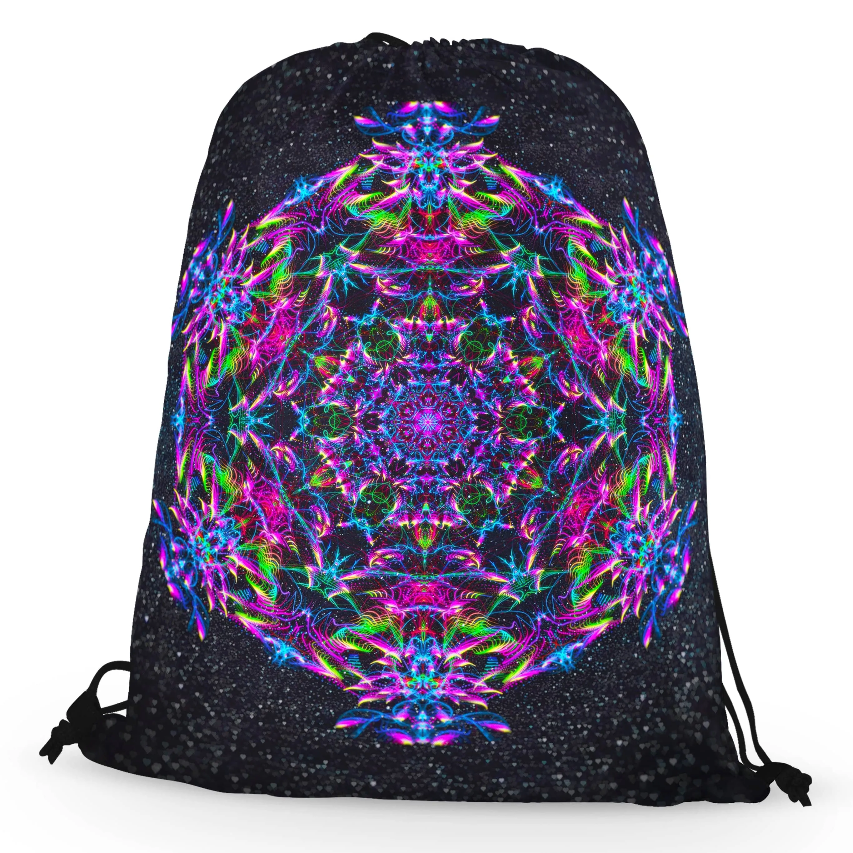 Purp Geometric Drawstring Bag sold by iEDM product image thumbnail 2