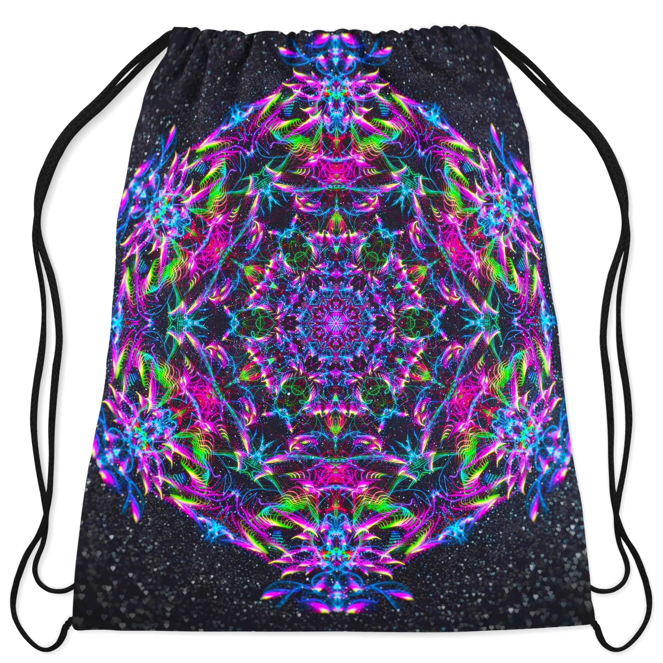 Purp Geometric Drawstring Bag sold by iEDM