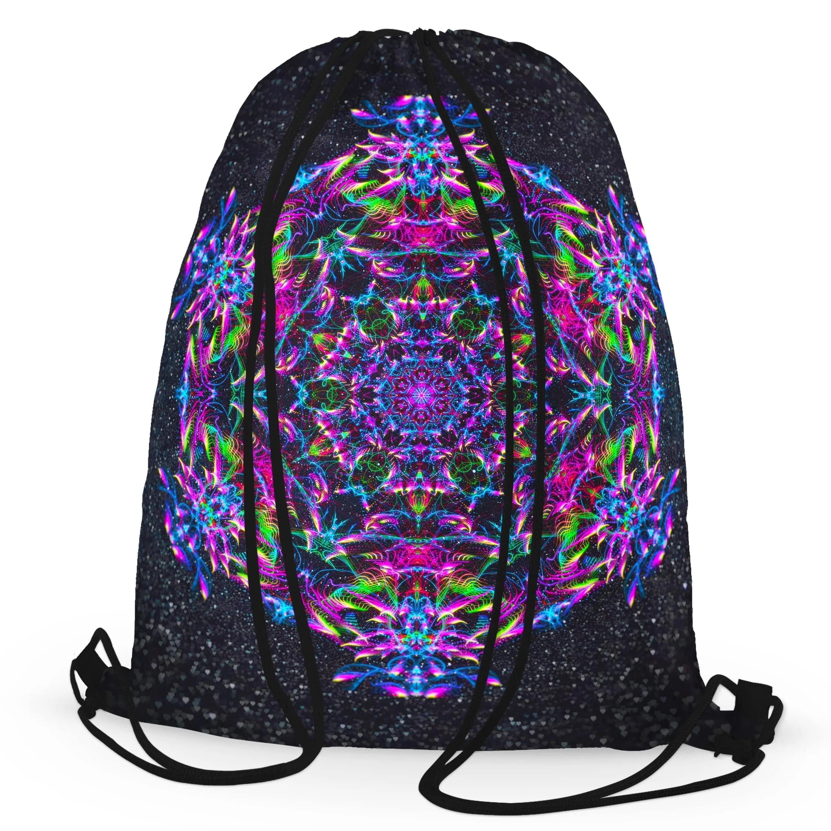 Purp Geometric Drawstring Bag sold by iEDM product image thumbnail 3