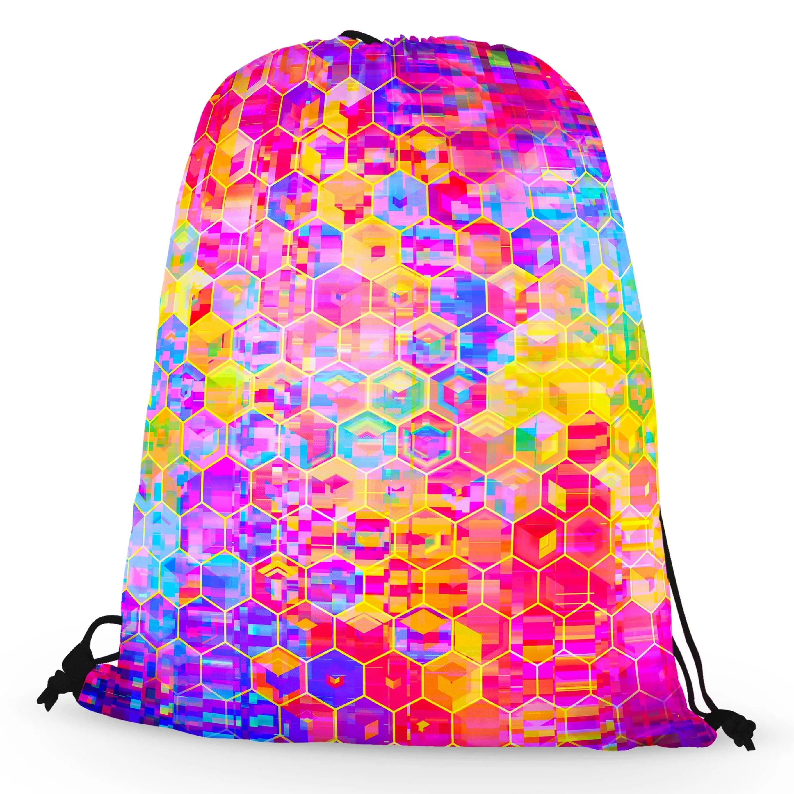 Spectral Cubes Drawstring Bag sold by iEDM product image thumbnail 2
