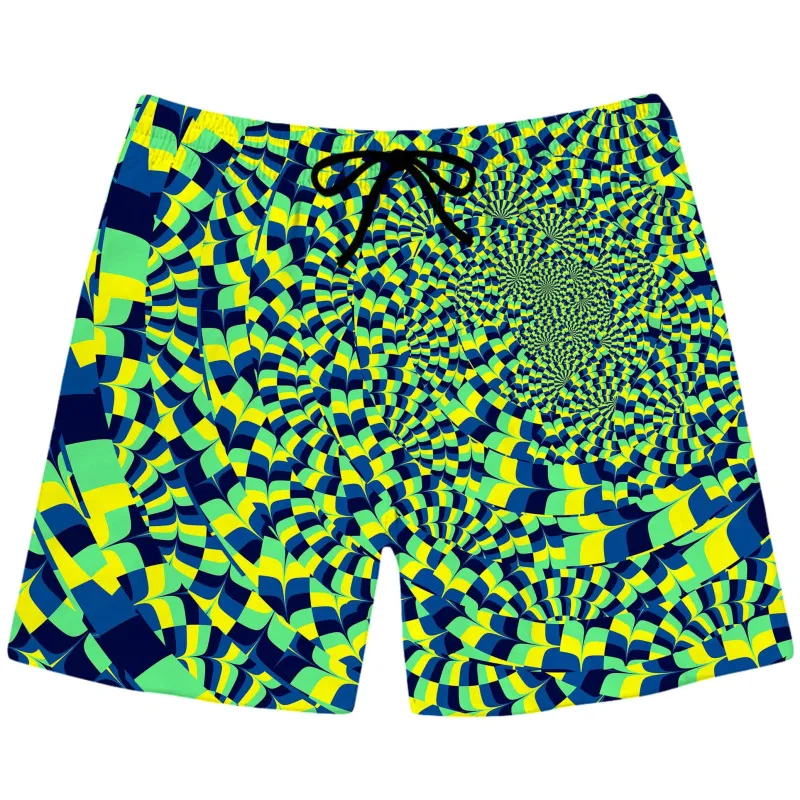 Green Portal Swim Trunks sold by iEDM