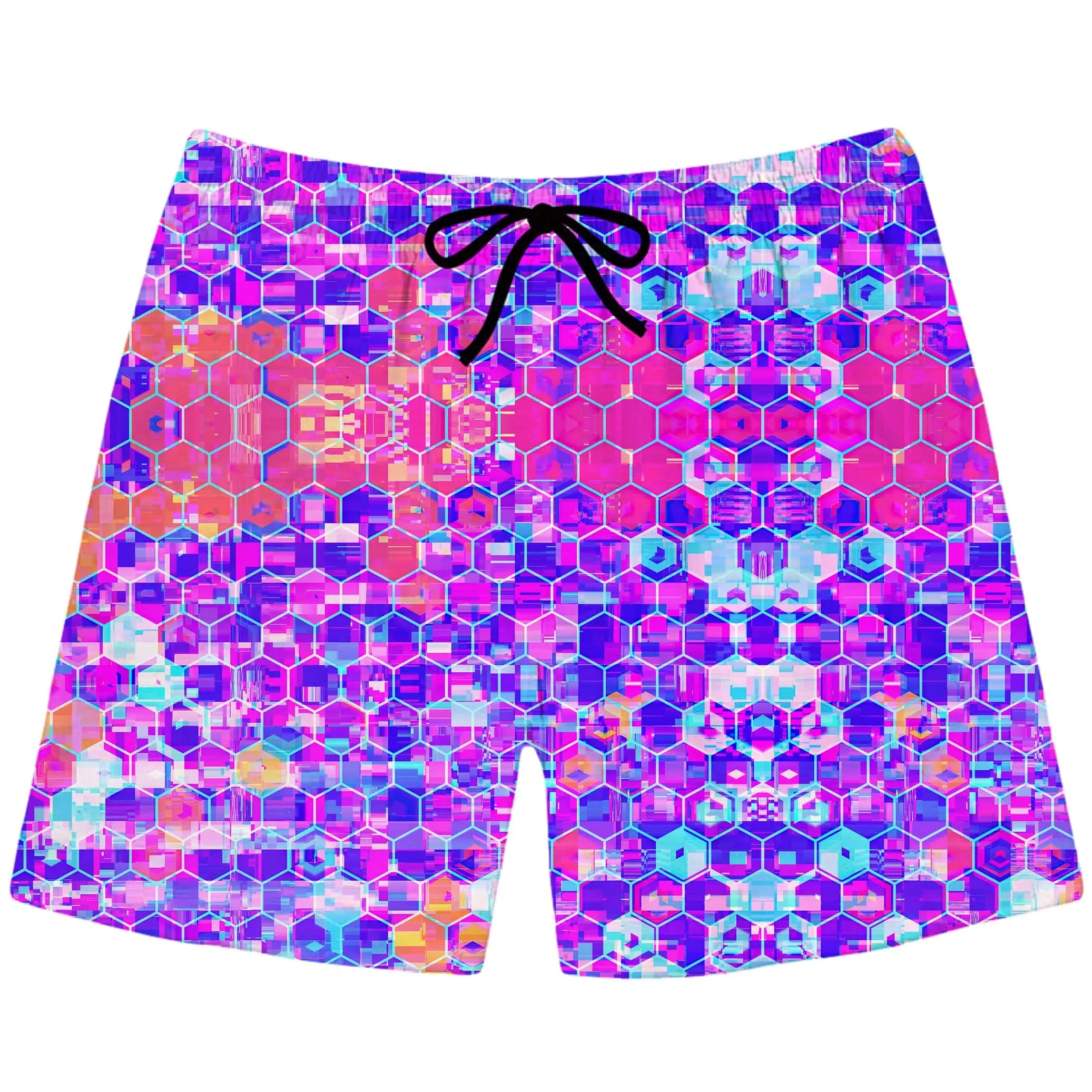 Blocks Of Life Swim Trunks sold by iEDM