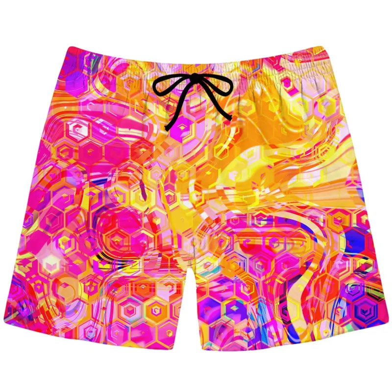 Ornate Drip Swim Trunks sold by iEDM