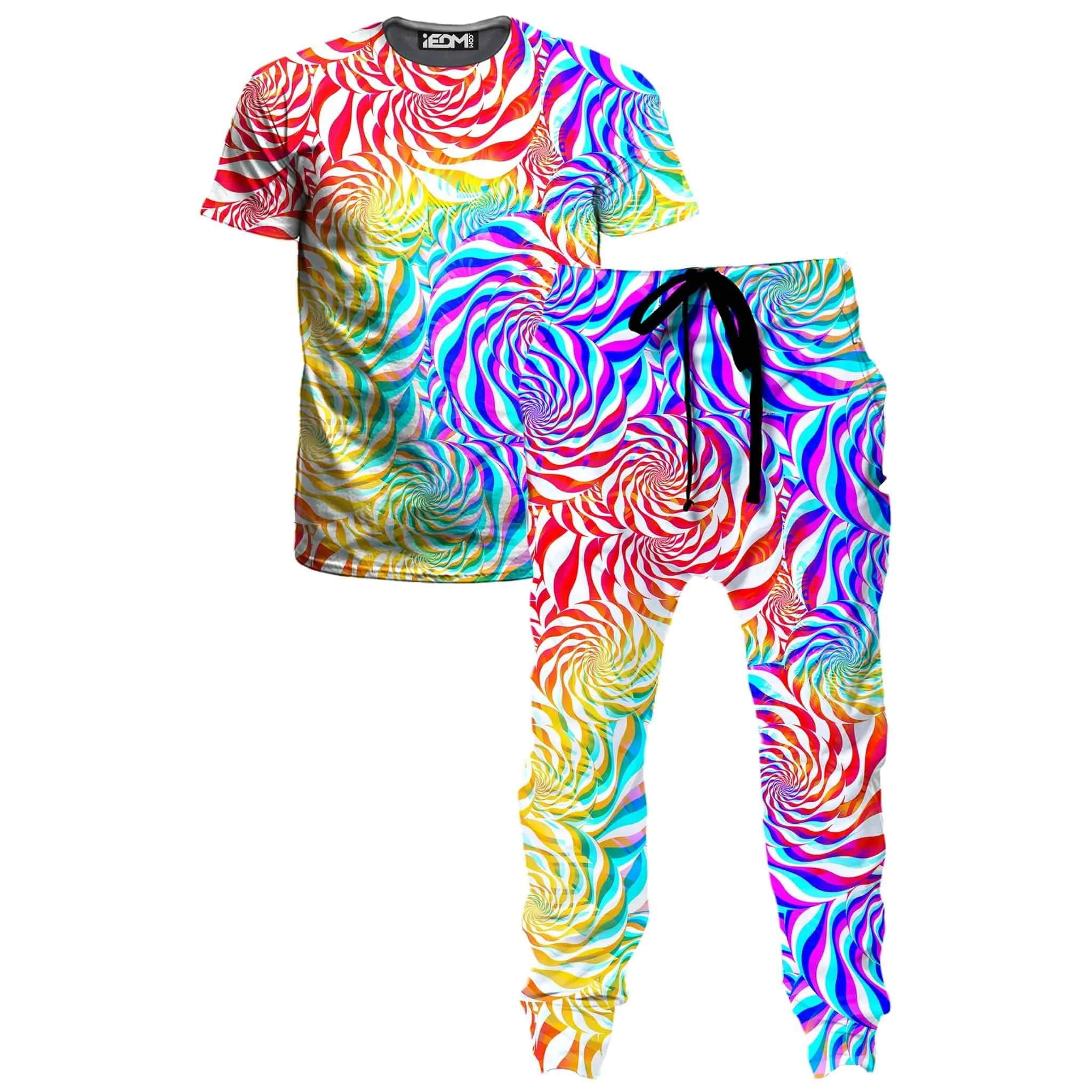PLUR Rainbow T-Shirt and Joggers Combo sold by iEDM