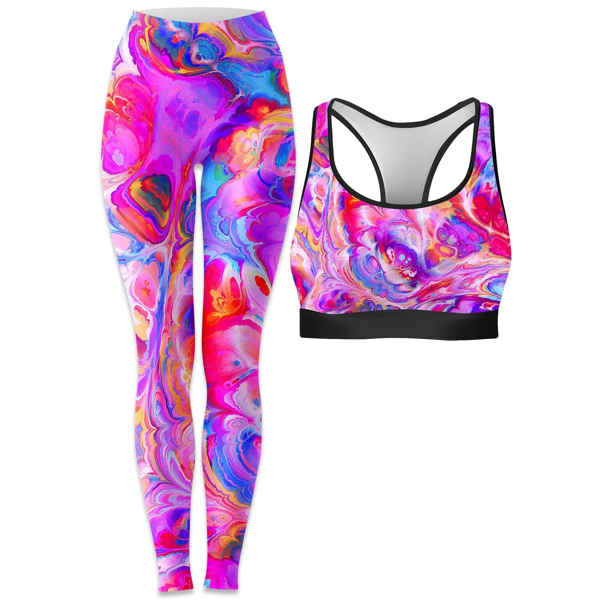 Plasma Flow Rave Bra and Leggings Combo sold by iEDM