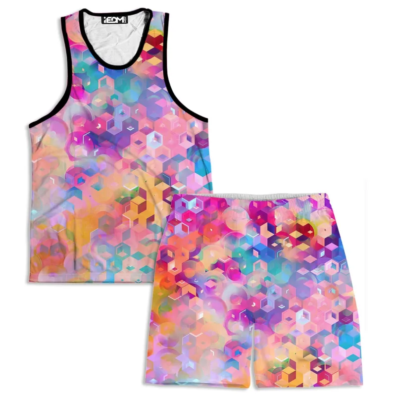 Portal Realm Men's Tank and Shorts Combo sold by iEDM