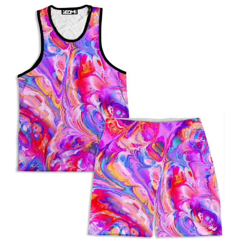 Plasma Flow Men's Tank and Shorts Combo sold by iEDM
