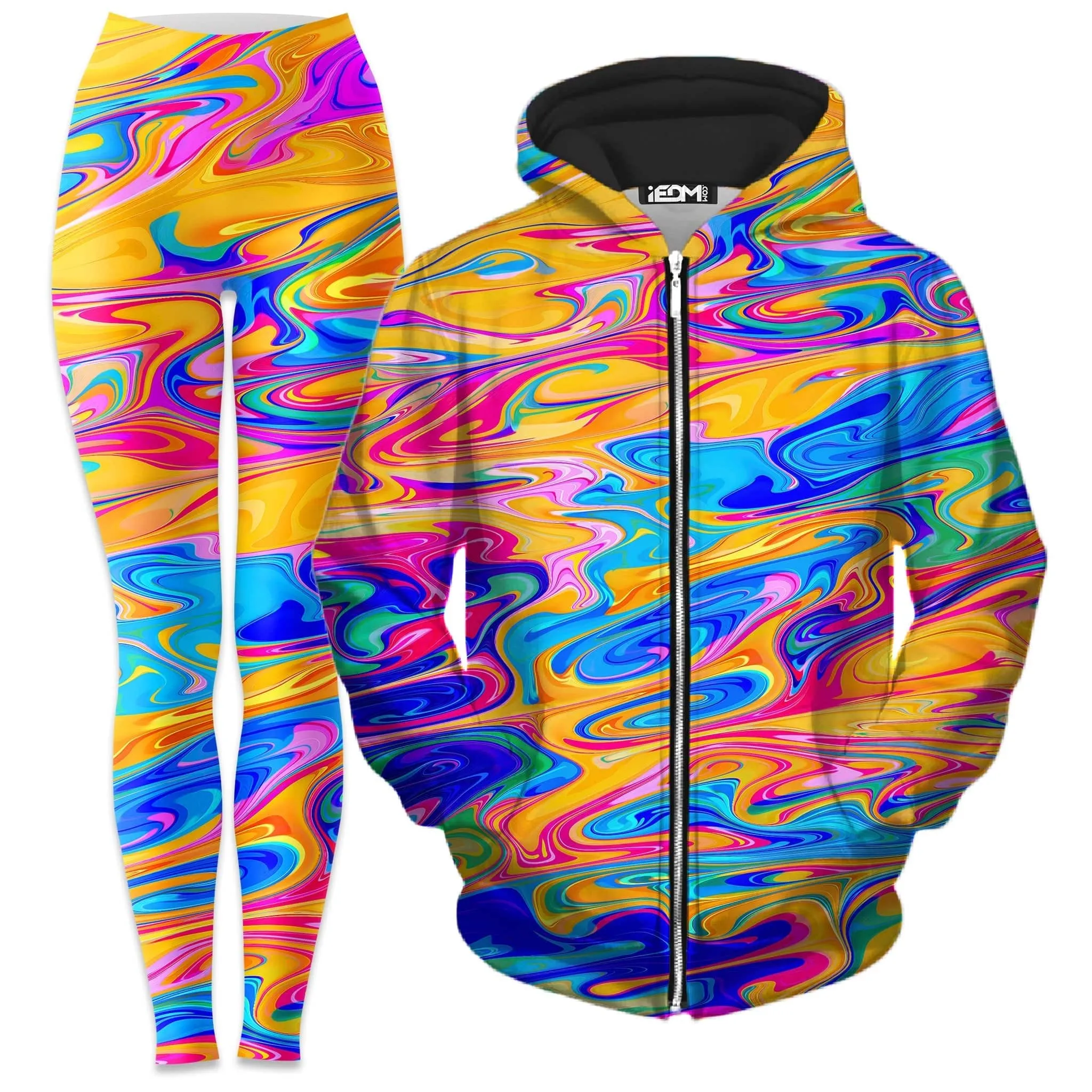 Phaze Zip-Up Hoodie and Leggings Combo sold by iEDM