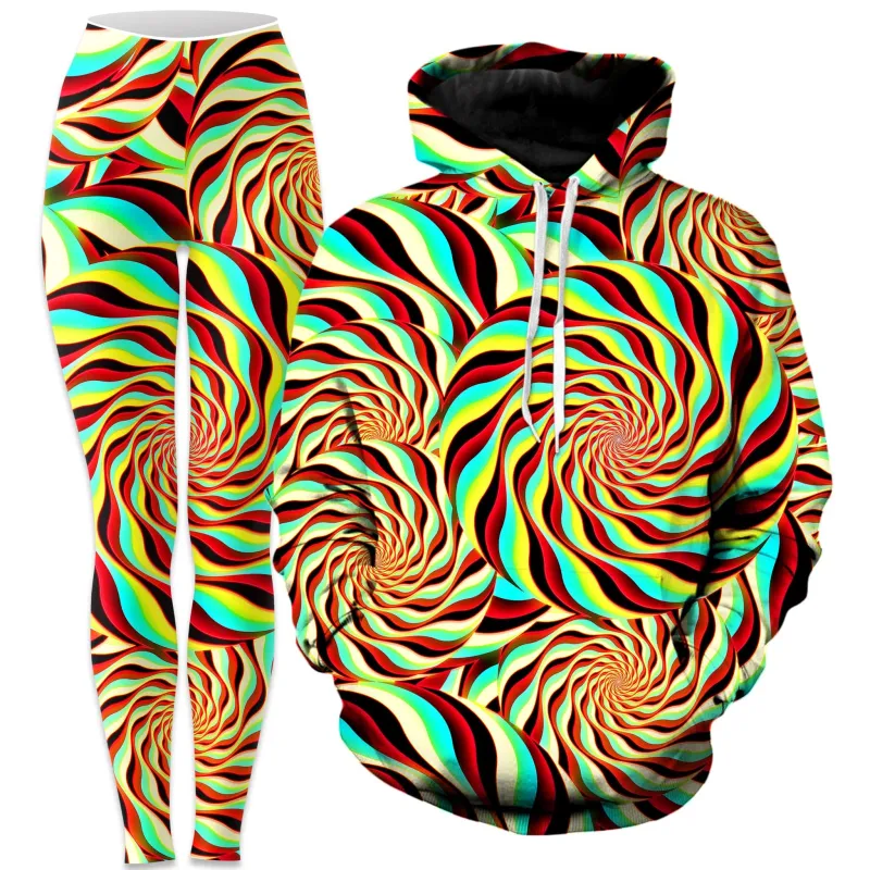 Pineal Swirl Hoodie and Leggings Combo sold by iEDM