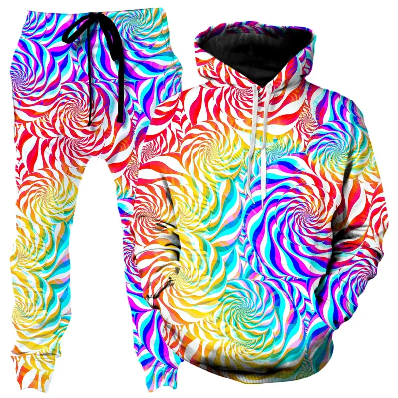 PLUR Rainbow Hoodie and Joggers Combo sold by iEDM
