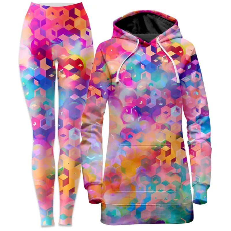 Portal Realm Hoodie Dress and Leggings Combo sold by iEDM