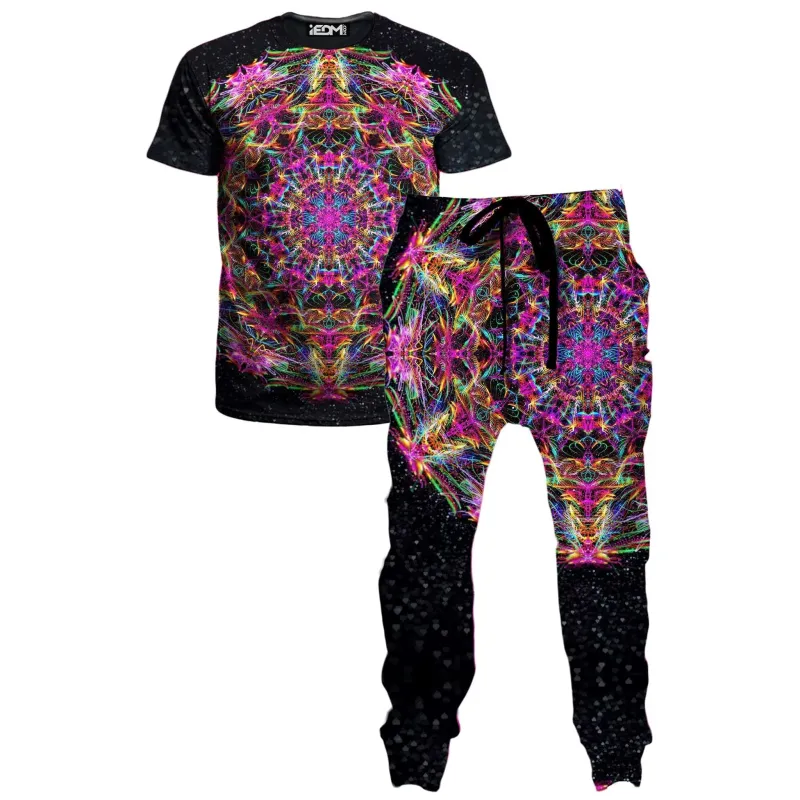 Pastel Warp T-Shirt and Joggers Combo made by iEDM