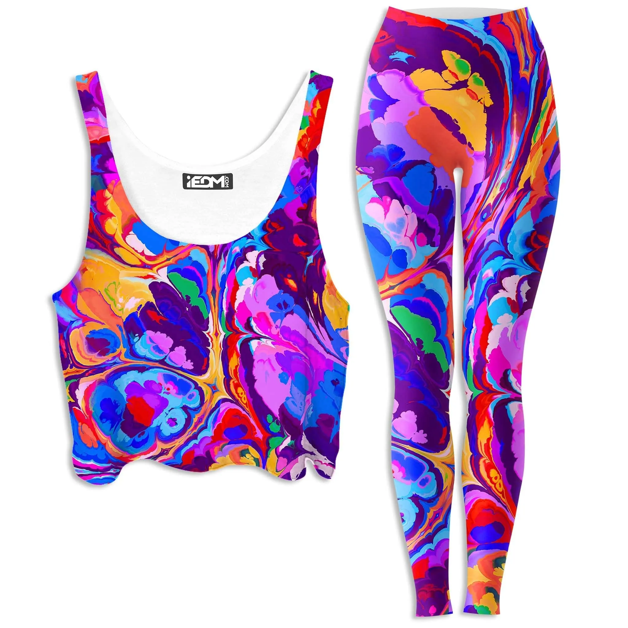 Overflow Crop Top and Leggings Combo sold by iEDM