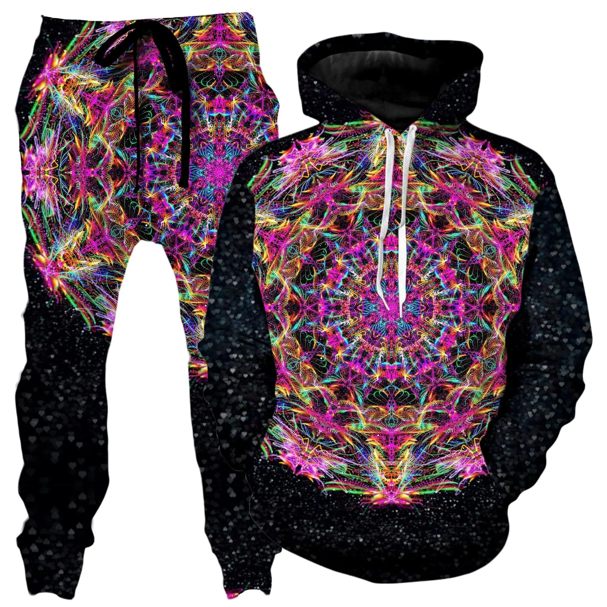 Pastel Warp Hoodie and Joggers Combo sold by iEDM