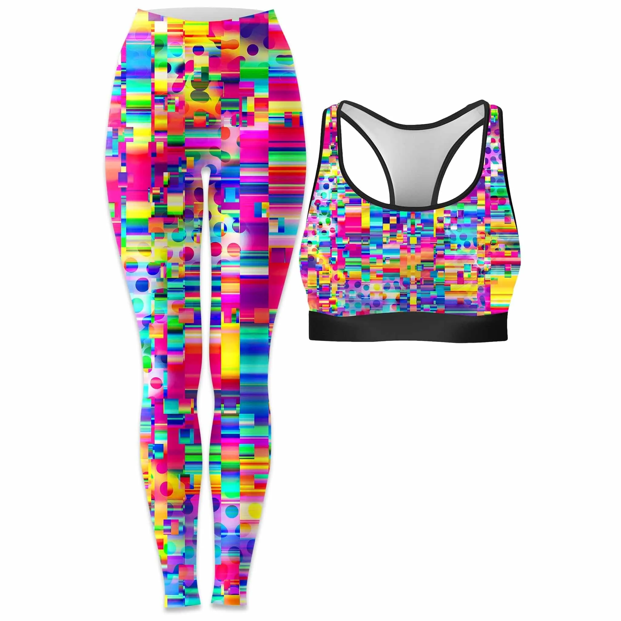 No Signal Rave Bra and Leggings Combo sold by iEDM