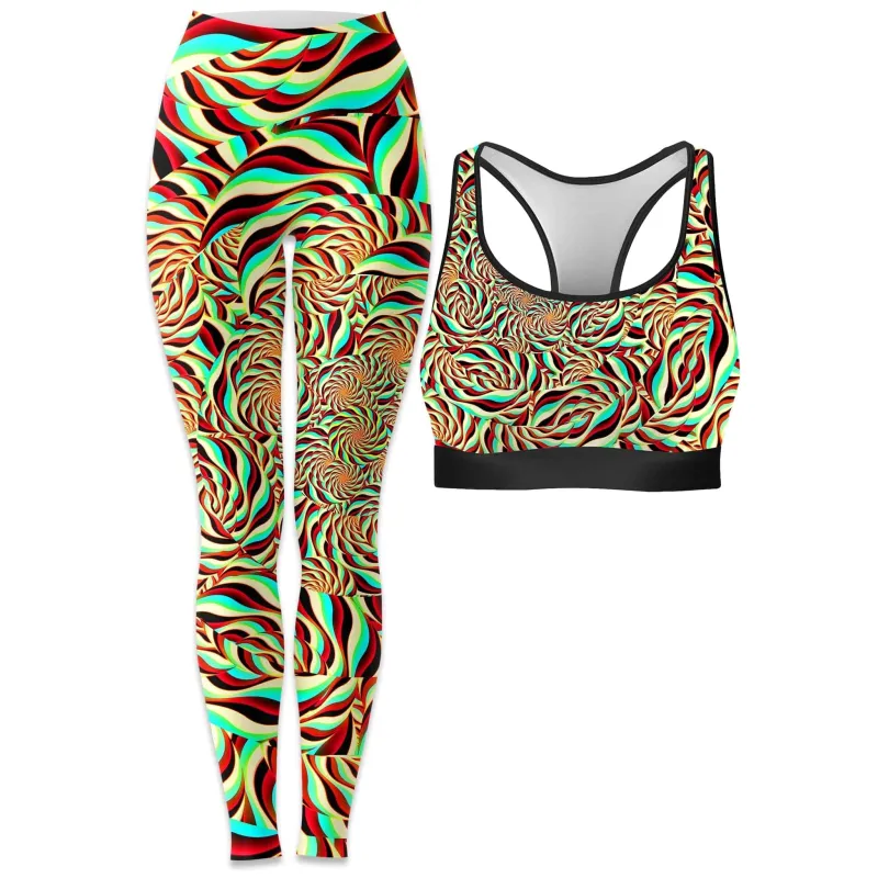 Horizon Trippy Rave Bra and Leggings Combo sold by iEDM