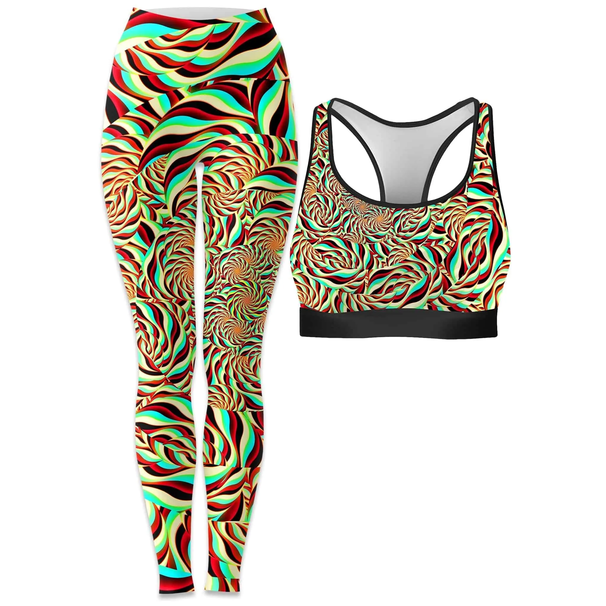 Horizon Trippy Rave Bra and Leggings Combo sold by iEDM