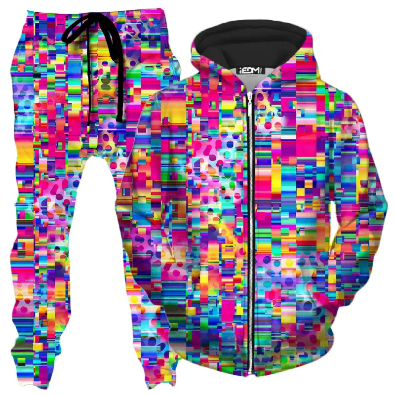 No Signal Zip-Up Hoodie and Joggers Combo sold by iEDM