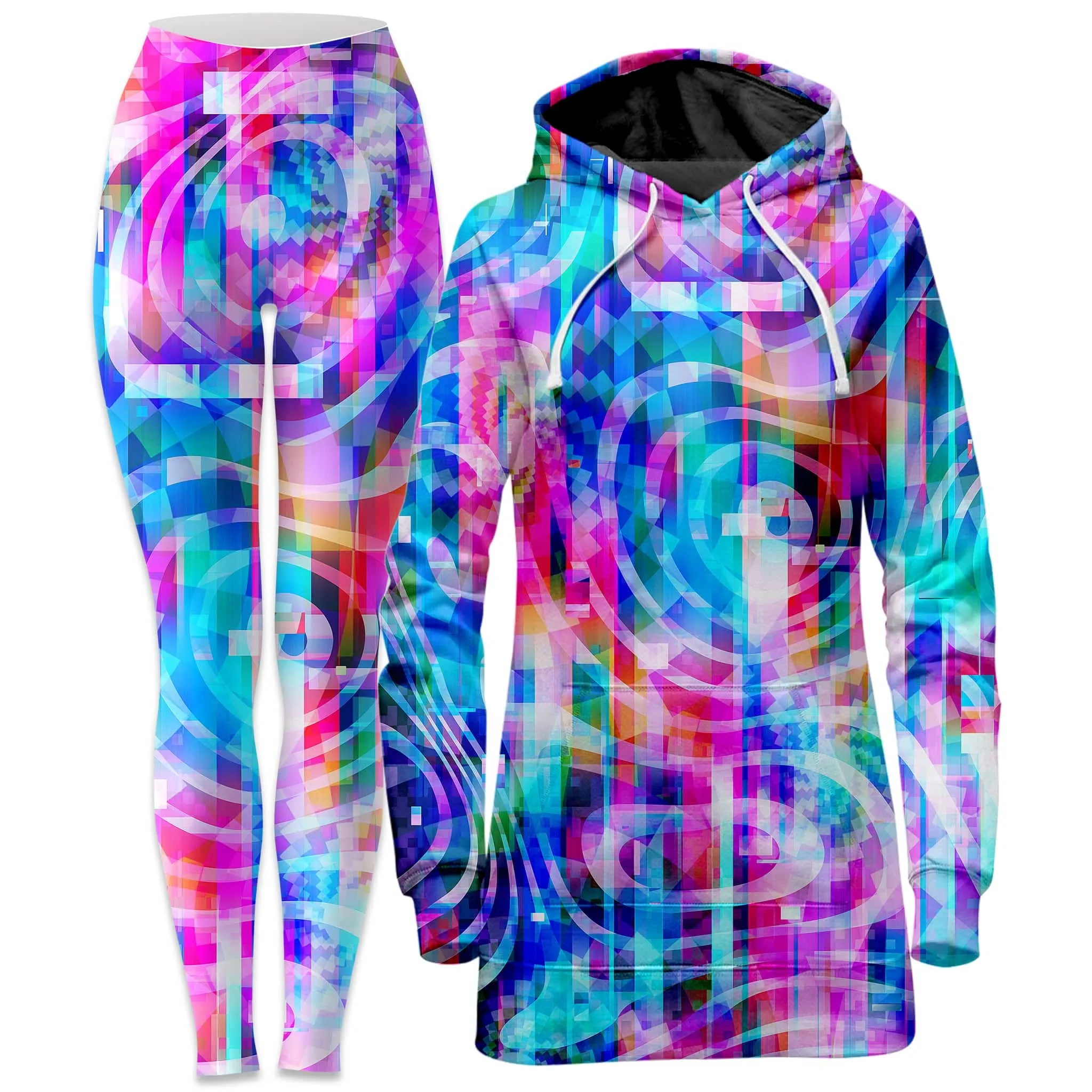 Motherboard Hoodie Dress and Leggings Combo sold by iEDM