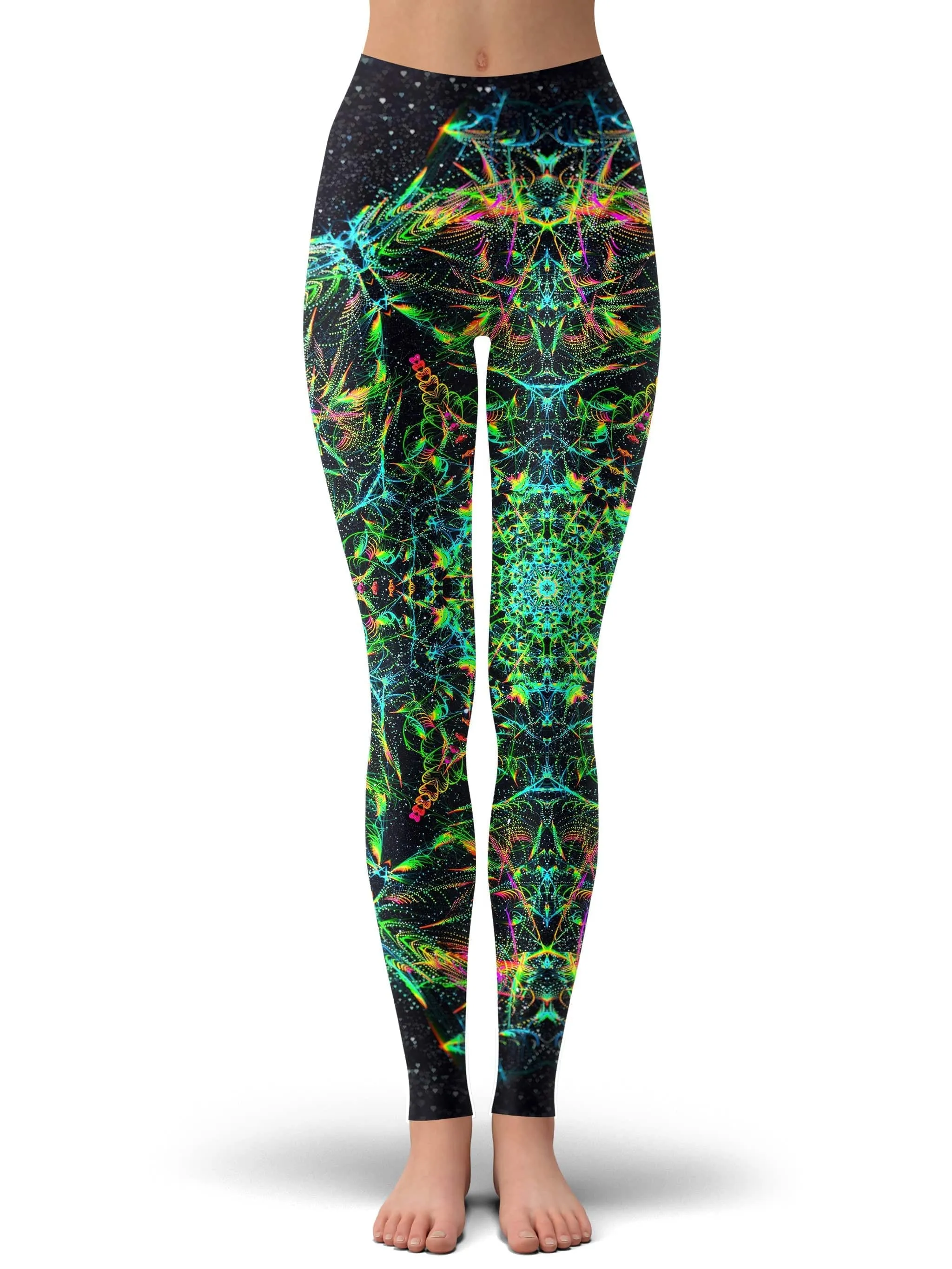 Green Prism Crop Top and Leggings Combo sold by iEDM product image thumbnail 3